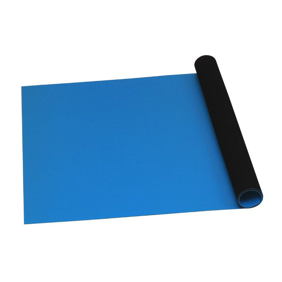 Desco 66401 ESD Roll, 2-Layer Rubber, Blue, .060" x 30" x 40', Statfree T2 Plus Series