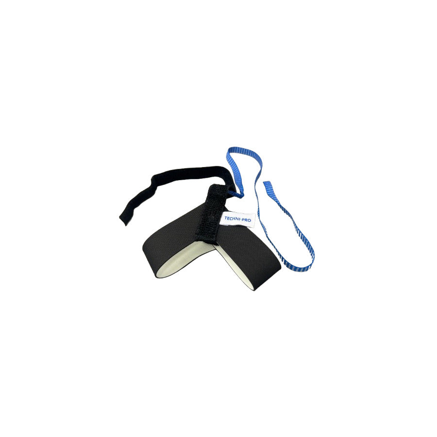 Techni-Pro 10069967 Fersenerder, D-Ring, 1-Megaohm-Widerstand, ESD-sicher, große Kappe, Schwarz/Blau