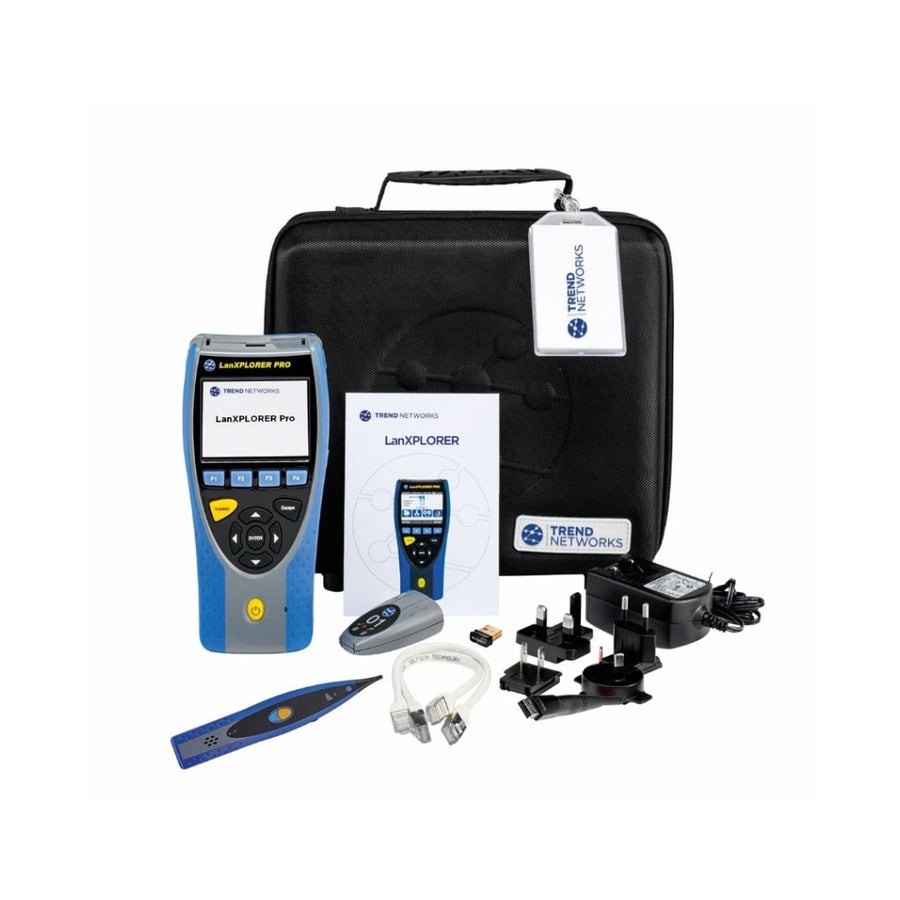 TREND Networks LXP-KIT Bundle – LanXPLORER Pro + Zubehör + 3 Jahre Garantie