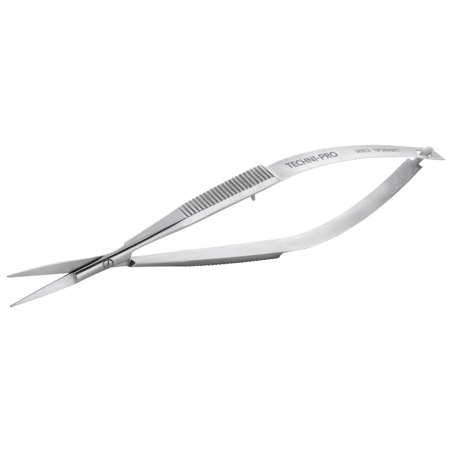Techni-Pro TNP346MSBTT Schere, Mikro, gerade, Edelstahl, 120 mm Gesamtlänge