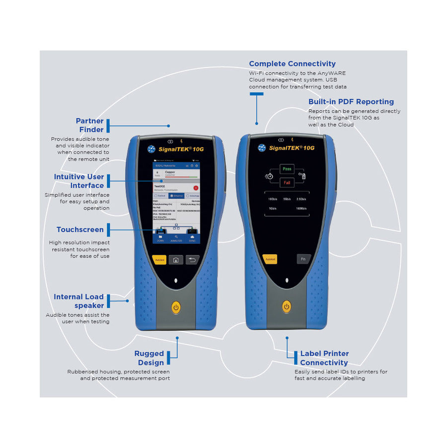 TREND Networks TRADE157003 SignalTEK 10G Pro - TRADE-IN mit Glasfaser und Netzwerk