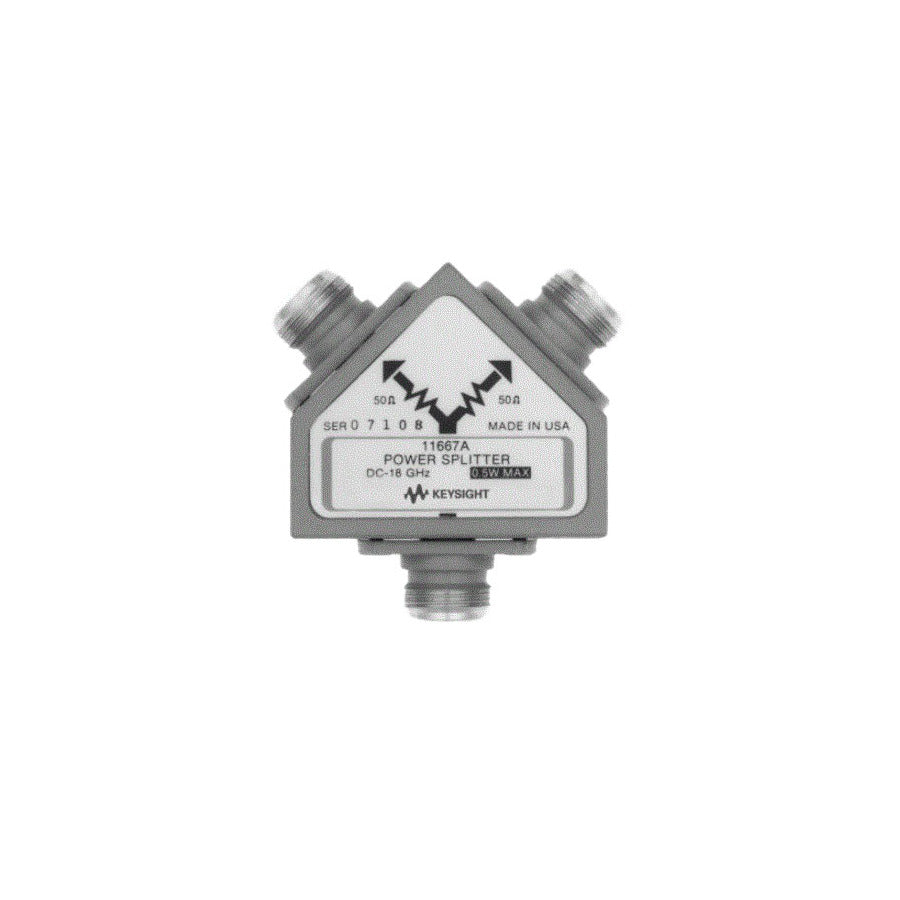 Keysight 11667A DC-18 GHz power splitter, Type-N, 50 ohm