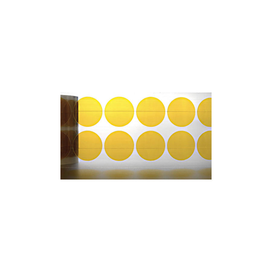 Techni-Pro 143-416 Kapton-Scheibe, geringe statische Aufladung, 1 Zoll, 2,5 mil, 3 Zoll Kern, Silikon, 500/Rolle