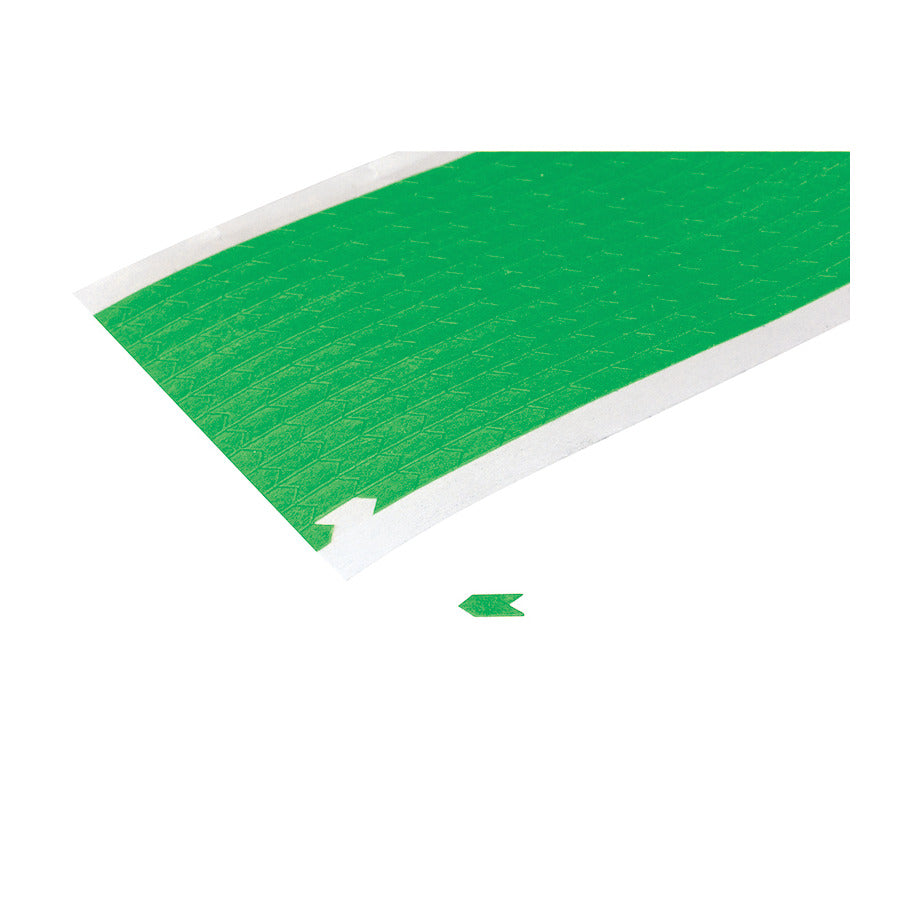 Techni-Pro 150-664 Inspektionspfeile, Papier, 1/8"x3/16", 3" Kern, 6.4 mil, Grün, 1000/Rolle