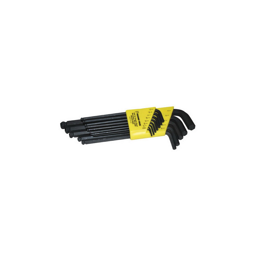 Techni-Pro 758IE937 Hex Key Set, 13 Piece, L-Ball End, 0.50" - 3/8"