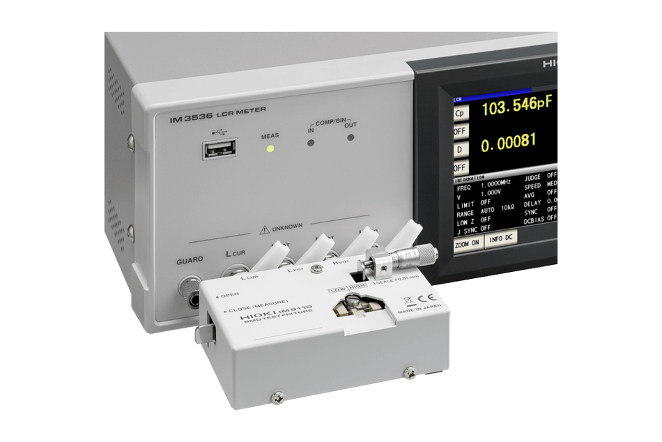 Hioki IM9110 SMD-Testvorrichtung für LCR der IM35XX-Serie