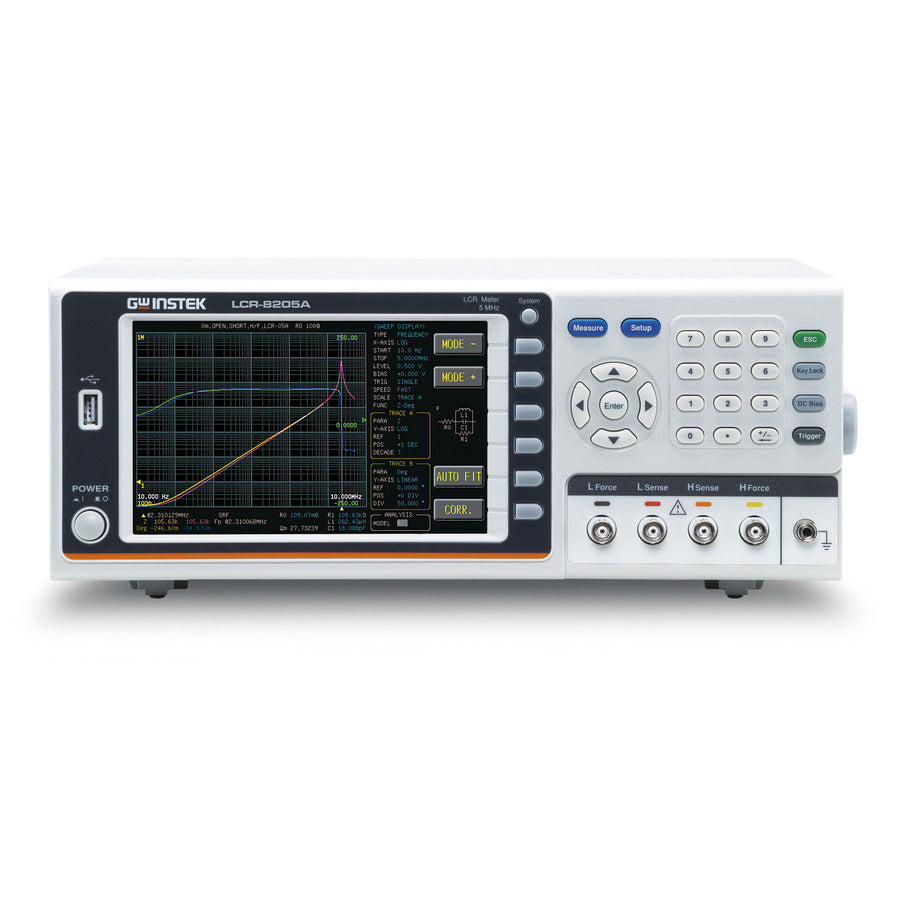 GW Instek LCR-8210A LCR-Meter, 10 Hz - 10 MHz, 6 Digits, USB, GPIB, LAN, RS-232, LCR-8200A-Serie