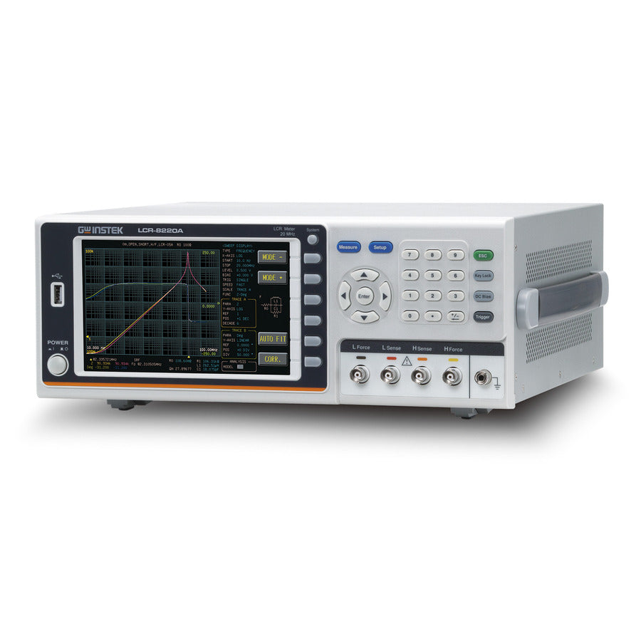 GW Instek LCR-8220A LCR-Messgerät, 10 Hz- 20 MHz, 6 Digits, USB, GPIB, LAN, RS-232, LCR-8200A-Serie