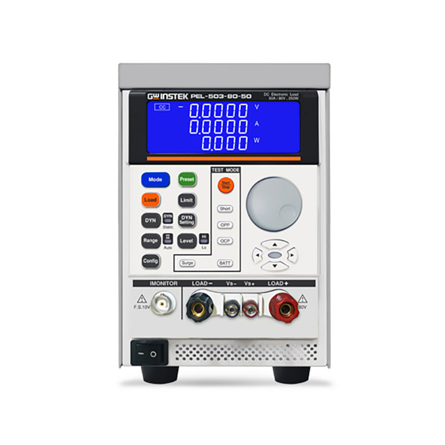 GW Instek PEL-503-80-50 DC Elektronische Last, programmierbar, 250W, 80V, 50A, Tischgerät, PEL-500 Serie