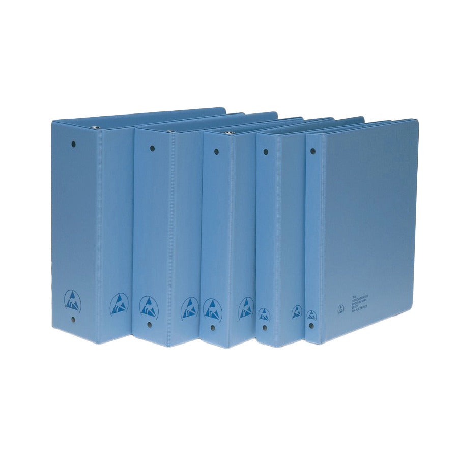 Desco 7410 1" Static Dissipative 3-Ring Binder
