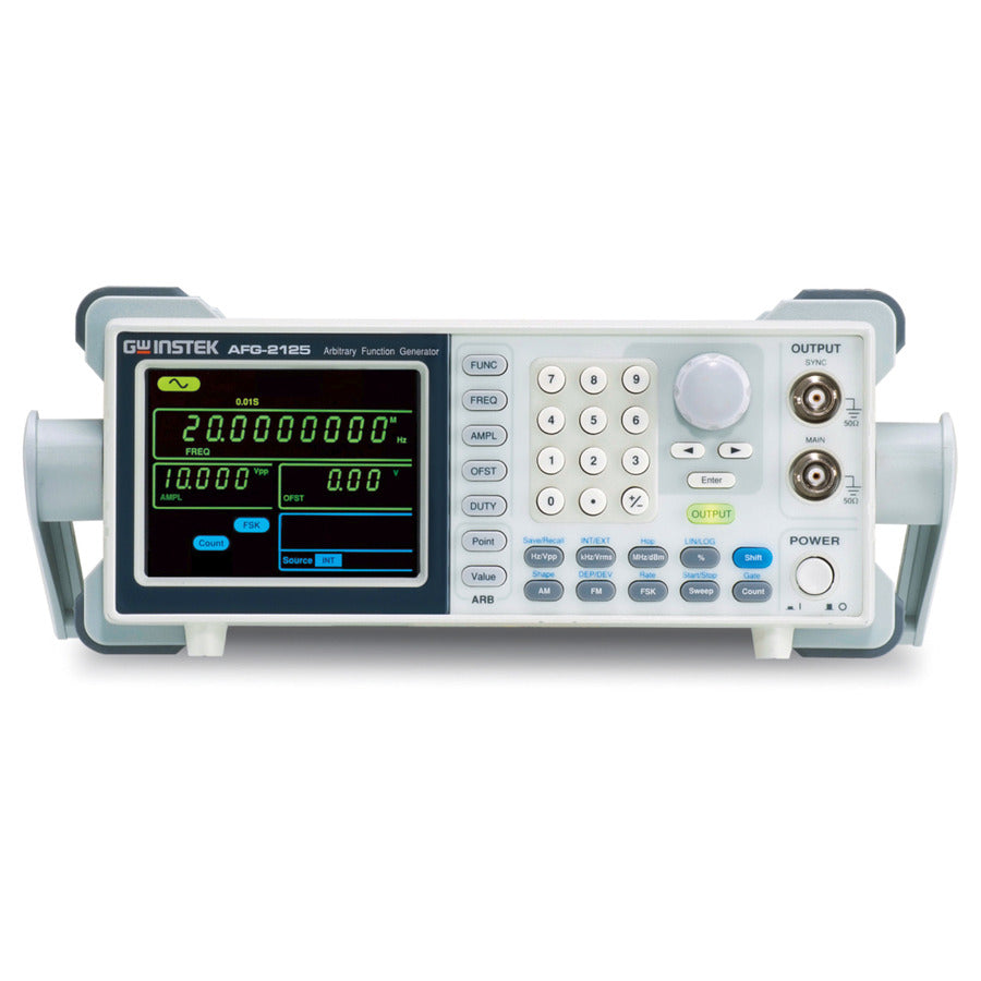 GW Instek AFG-2112 Arbitrary Function Generator, 12 MHz, 20 MS/s, 10 MHz, 10 bit, AFG-2100 Series