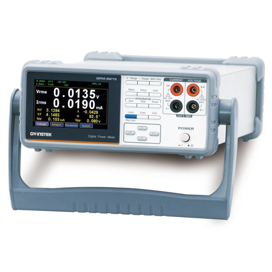 GW Instek GPM-8213G Digitales Wechselstrom-Leistungsmessgerät, GPIB, 6kHz, 5-stellig, 1-phasig, RS-232C/USB/LAN, GPM-Serie