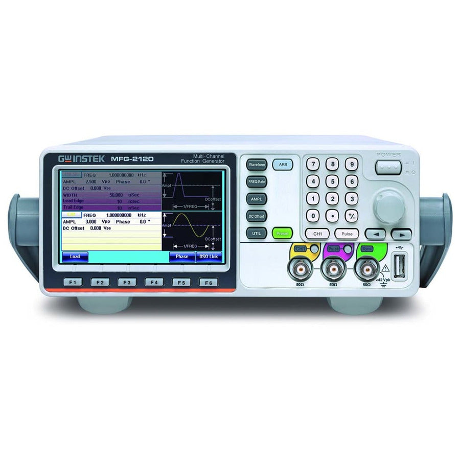 GW Instek MFG-2120 Arbitrary Funktionsgenerator mit Impulsgenerator, Einkanalig, 20MHz, MFG-2000 Serie