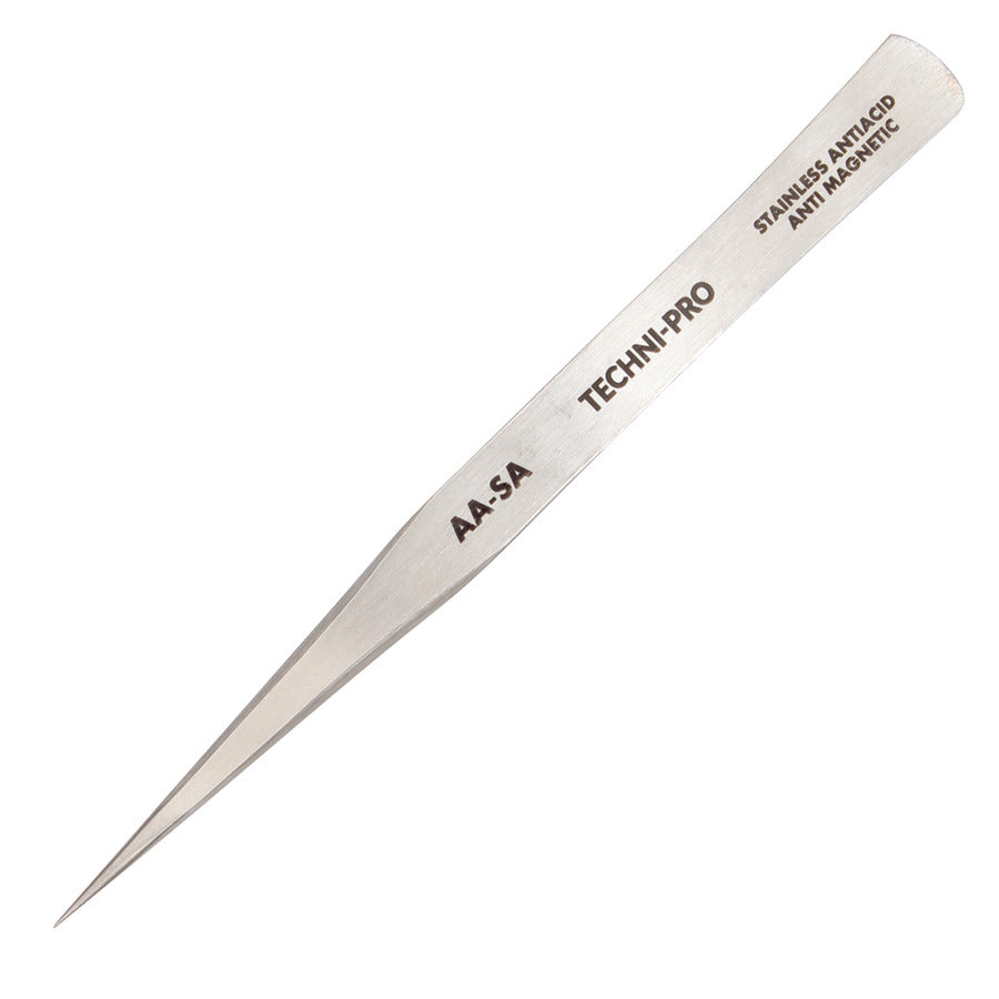 Techni-Pro 352TW012 Pinzette, Ausführung AAs, mittel, gerade, Edelstahl, 12,7 cm Gesamtlänge