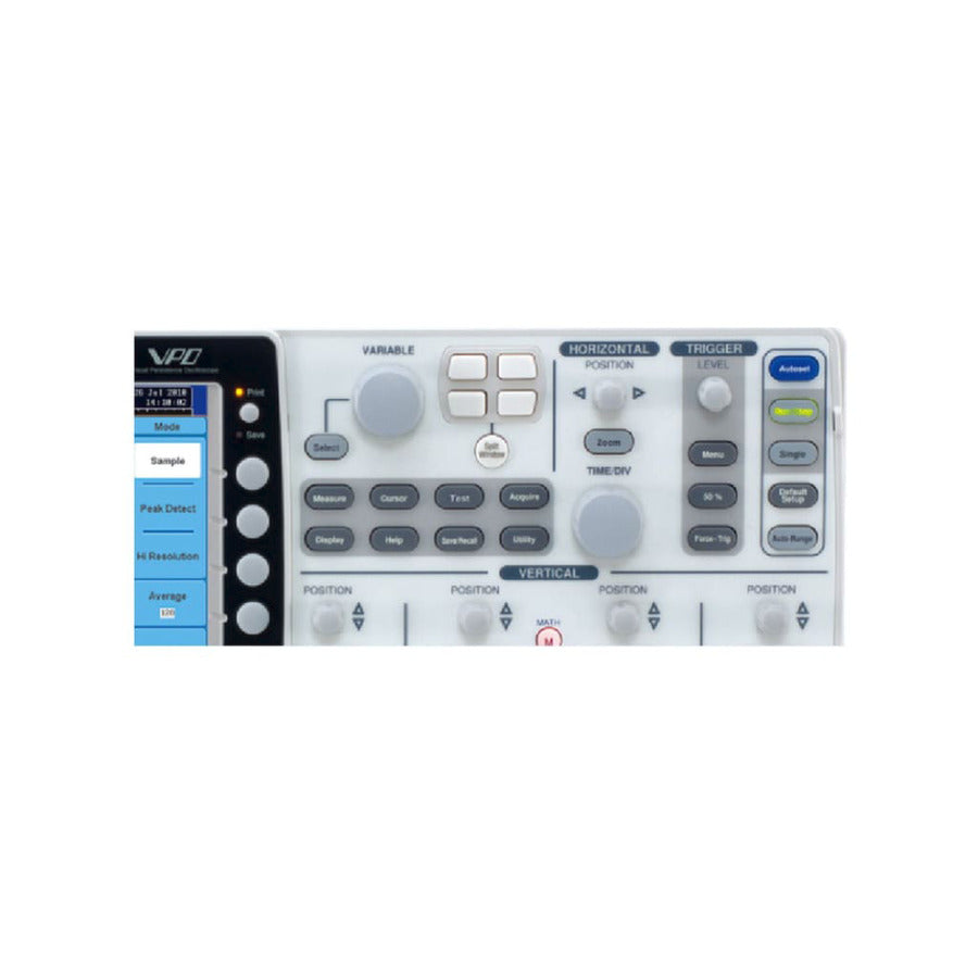 GW Instek GDS-3504 VPO Digitaloszilloskop, 4 Kanäle, 500 MHz, 25 kpts, 4 GS/s, GDS-3000 Serie