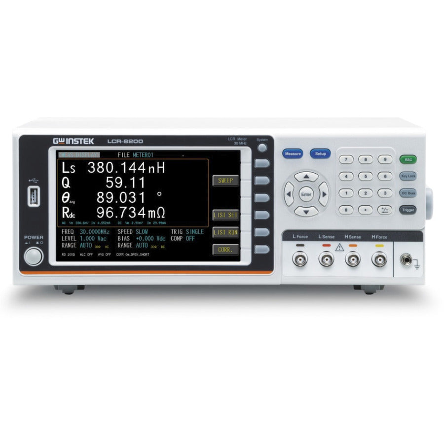 GW Instek LCR-8201 Hochpräzisions-LCR-Messgerät, 10 Hz - 1 MHz, USB, GPIB, LAN, RS-232, LCR-8200 Serie