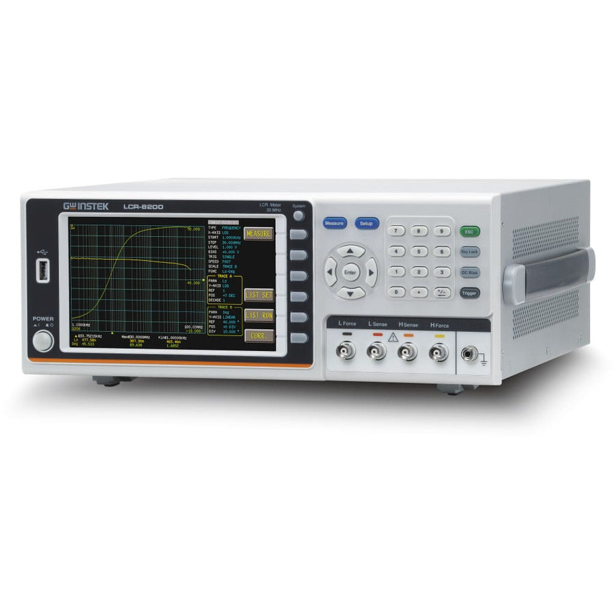 GW Instek LCR-8201 Hochpräzisions-LCR-Messgerät, 10 Hz - 1 MHz, USB, GPIB, LAN, RS-232, LCR-8200 Serie