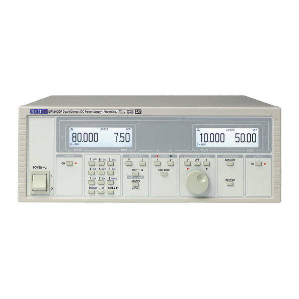 Aim-TTi QPX600D Dual Analog Netzteil, PowerFlex 600W Max, 80V oder 50A, RS232/USB/LAN, QPX Serie