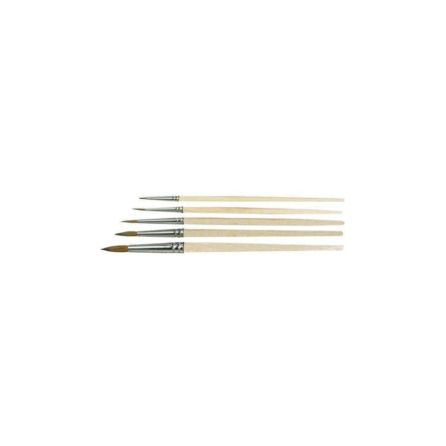 Techni-Pro 415CH976 Pinsel, Künstler, Antistatisch ESD, Echthaar, 0,590" Borsten, Holzgriff