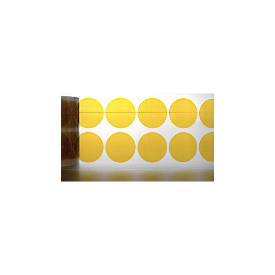 Techni-Pro 173-175 Kapton-Scheibe, 3/4", 3"-Kern, 2.5 mil, Silikon, 1000/Rolle