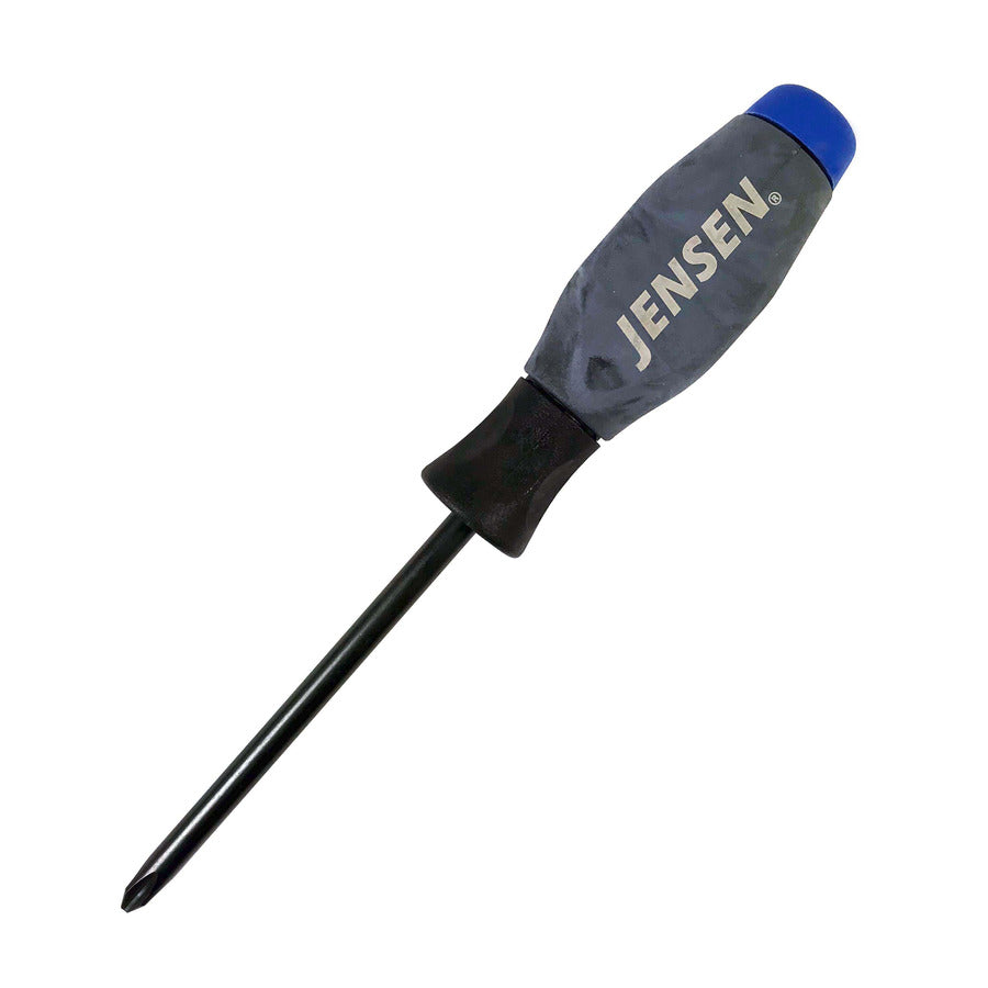 Techni-Pro 487-762 Schraubendreher, Tri-Lobe Industrial #2 x 4" Phillips, Ergonomischer, marmorierter Griff
