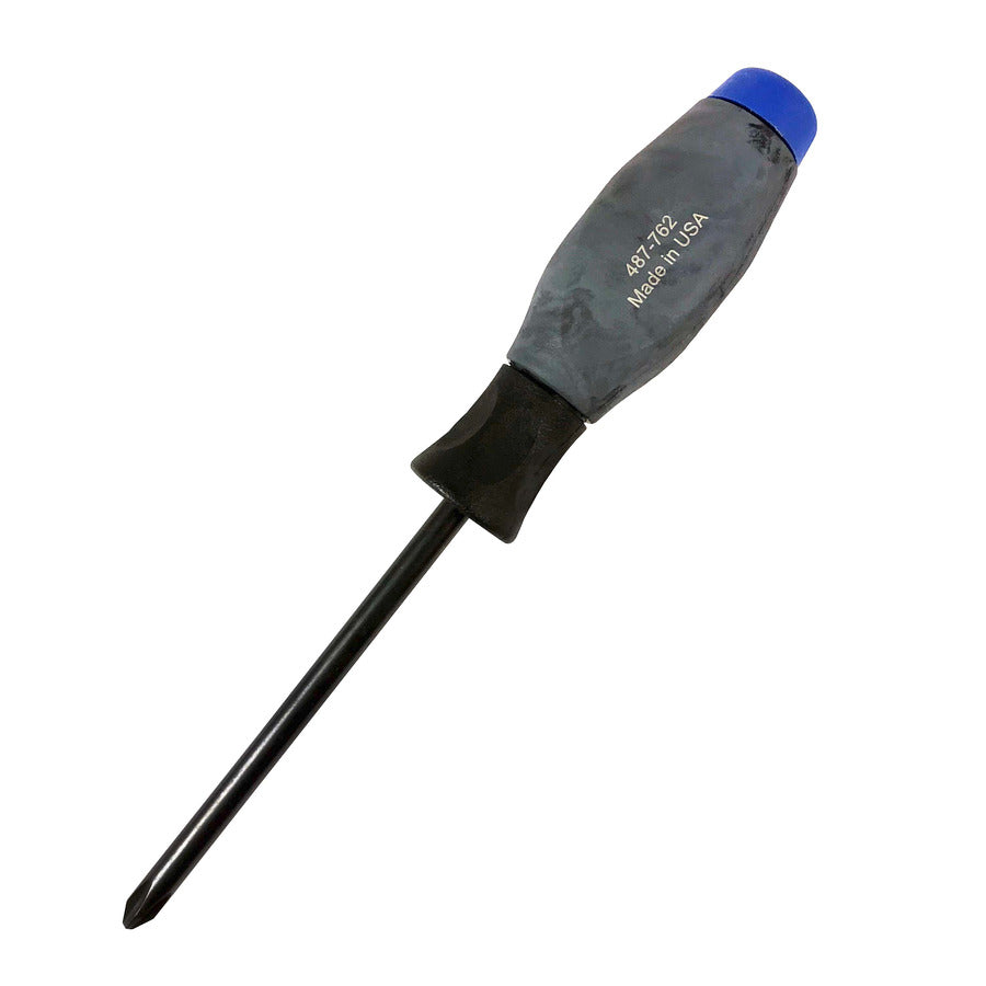 Techni-Pro 487-762 Schraubendreher, Tri-Lobe Industrial #2 x 4" Phillips, Ergonomischer, marmorierter Griff