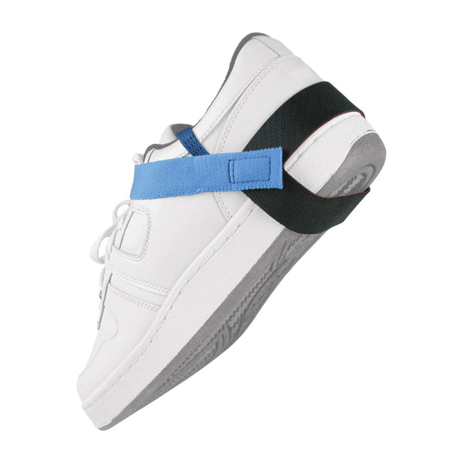 Desco 17200 Heel Grounder, 30" Conductive Ribbon, 3-Layer Rubber, 1 Meg Ohm, ESD-Safe, Black/Blue