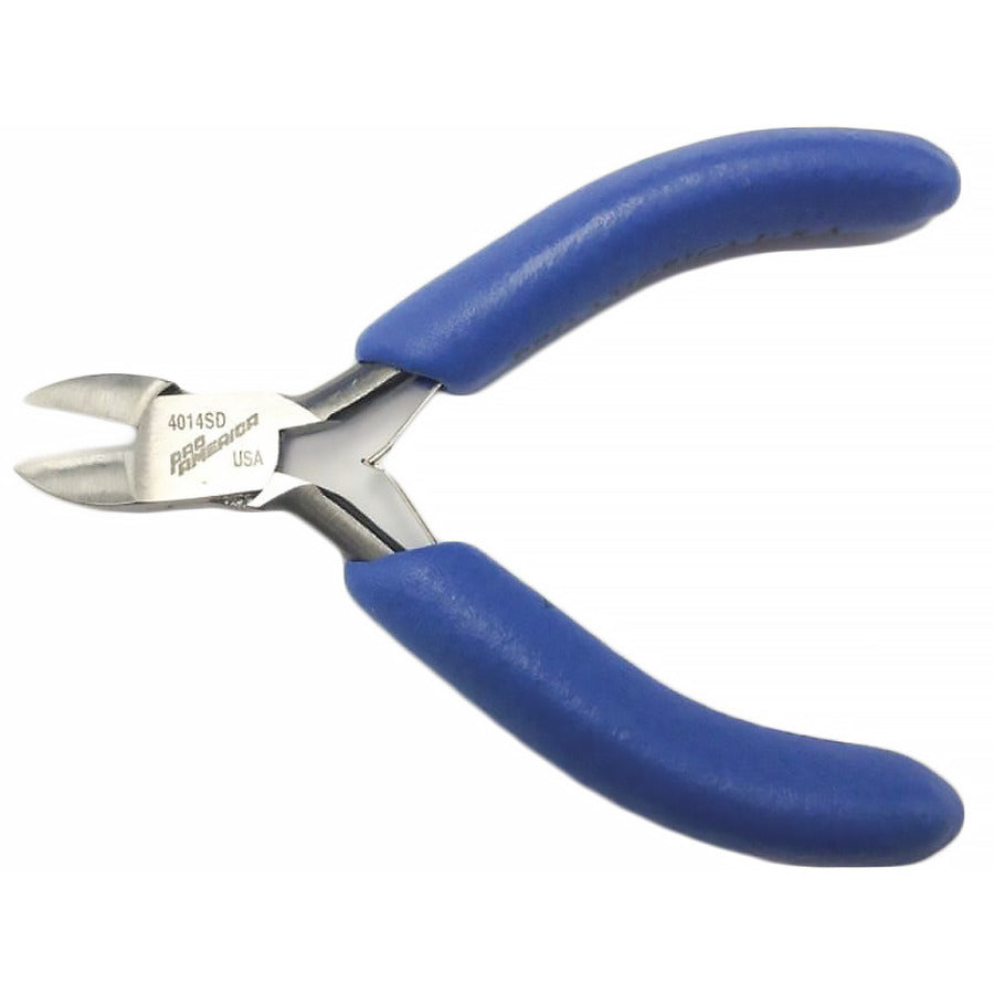Techni-Pro 671-310 Seitenschneider, Diagonal, Ovalkopf, bündiger Schnitt, ESD-sicher, gepolsterte Griffe