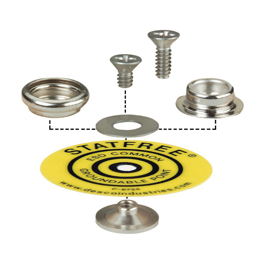 Desco 9864 Work Surface / Table Mat Universal Snap Kit