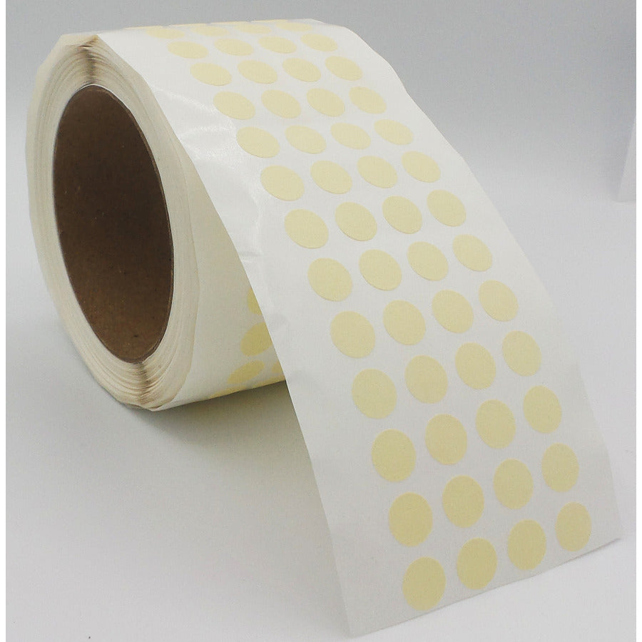 Techni-Pro 706ST4377 Tape, High Temp Masking Disc, 300 deg, 7/16", 3" Core, 7.5mil, Tan, 5000/Roll
