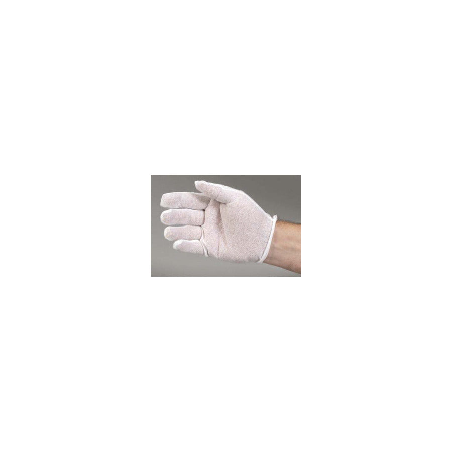 Techni-Pro 758AP047 Handschuhe, schwer, Baumwolle, ungesäumt, weiß, Einheitsgröße (Damen)