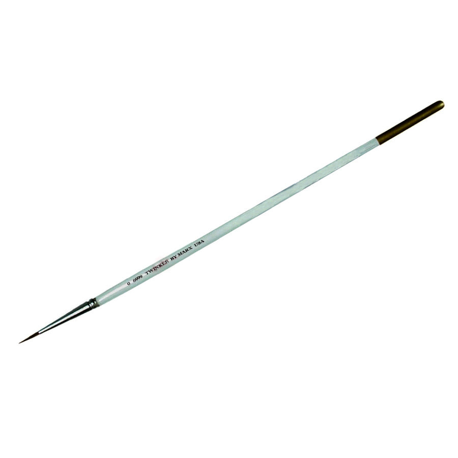 Techni-Pro 758CH0066 Pinsel, Künstler, Antistatisch, Echthaar Sable, 0.196" Borsten, Größe 6/0, Holzgriff