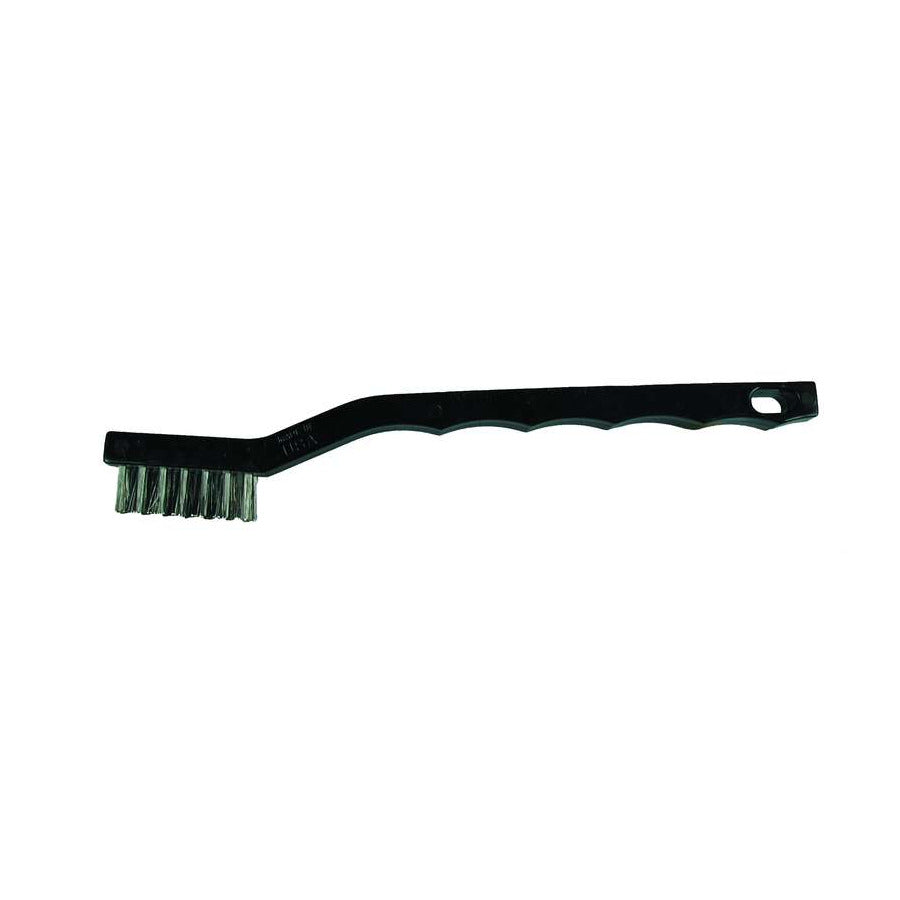 Techni-Pro 758CH028 Bürste, Scheuerbürste, Reinigungsbürste, Edelstahl, 7/16" Borsten, 3 x 7, Kunststoffgriff