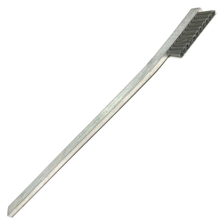 Techni-Pro 758CH042 Brush, Scratch, Anti-Static, Horse Hair, 7/16" Bristle, 3 x 11, Aluminum Handle
