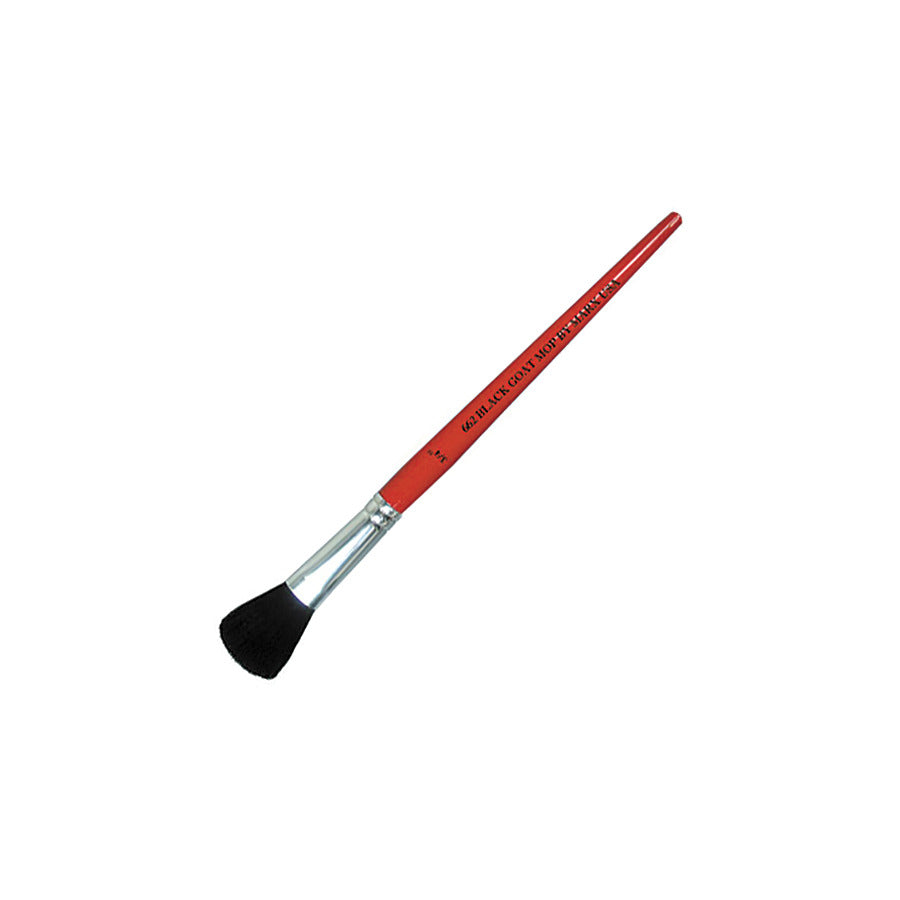 Techni-Pro 758CH075 Brush, Cleaning, Anti-Static ESD, Goat Hair, 1-3/8" Bristle, Wood Handle