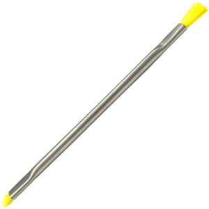 Techni-Pro 758CH1005 Brush, Applicator, Static Dissipative ESD, Nylon, 1/4" and 1/2", SS Handle