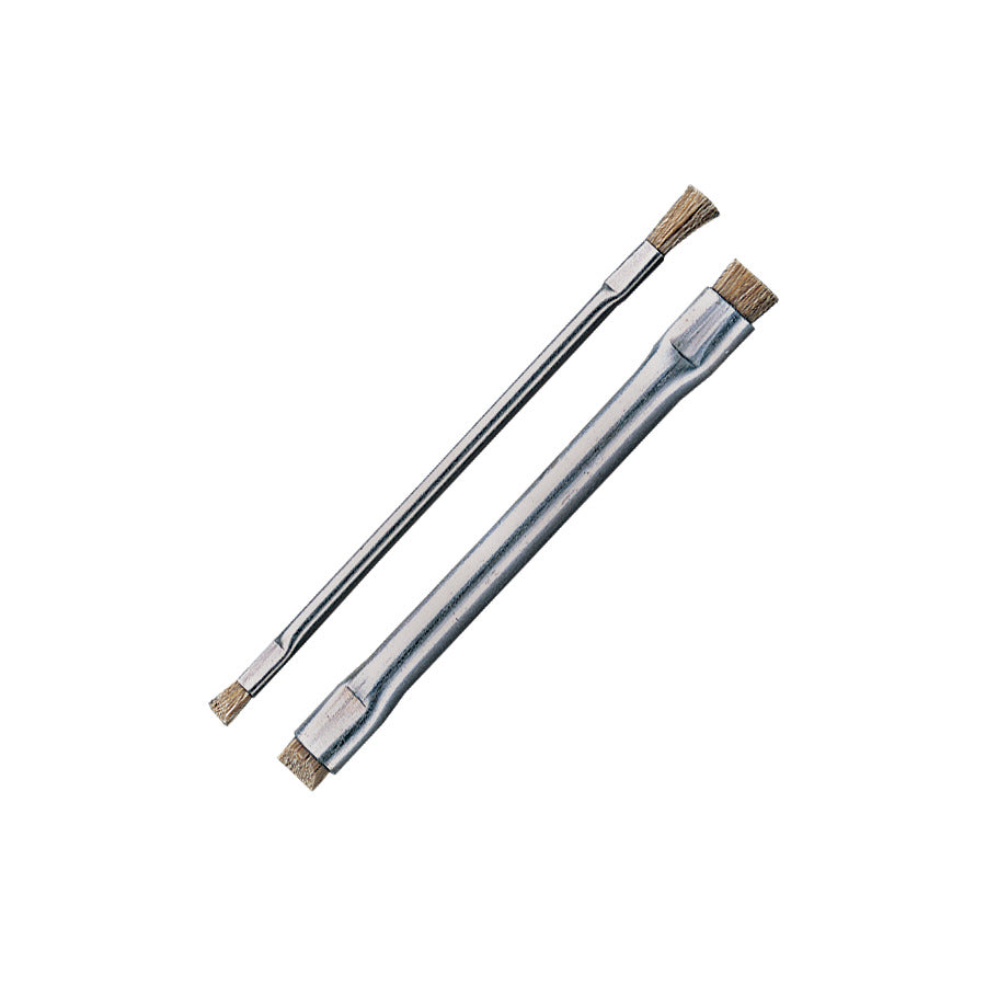 Techni-Pro 758CH105 Brush, Applicator, Static Dissipative, Nylon, 1/4" and 1/2", Steel Handle
