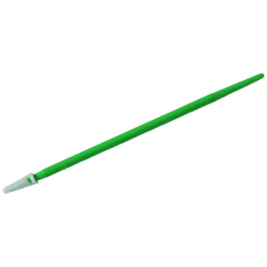 Techni-Pro 758CH126 Cleanroom Swab, Foam, ESD, Small Pointed, Anti-Static Handle, 3" OAL, 50/Pack