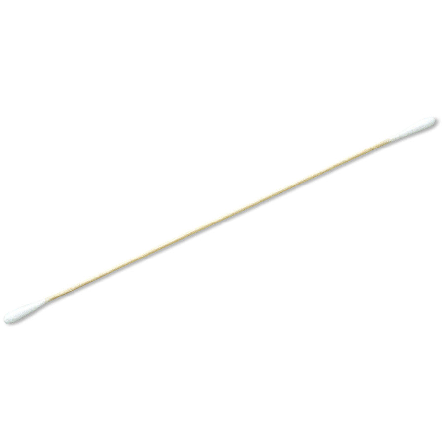 Techni-Pro 758CH200 Tupfer, Standard, zweiseitig, Holzgriff, 15,24 cm Gesamtlänge, 100 Stück/Beutel