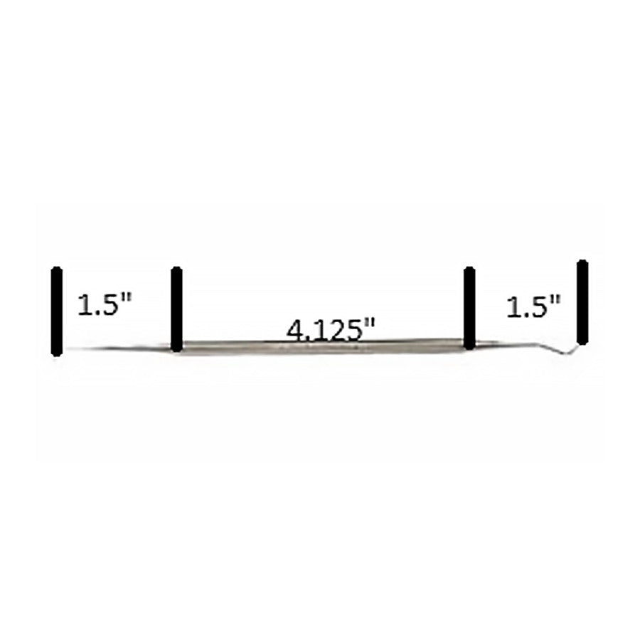 Techni-Pro 758IE1419 Sonde Doppelseitig Einzel-/Doppelt gebogen EDELSTAHL