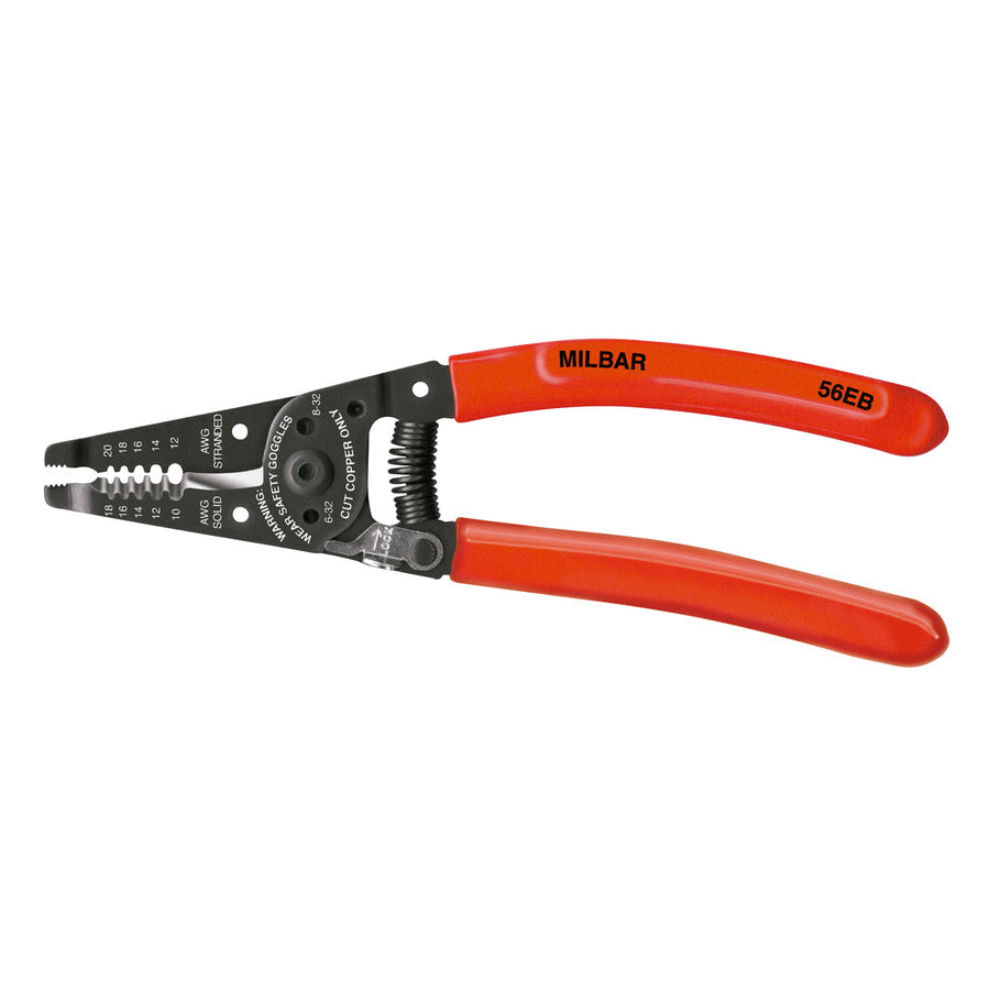Techni-Pro 758PL0056 Stripper/Cutter, 10-20 AWG, Solid, Stranded, 7.25" OAL