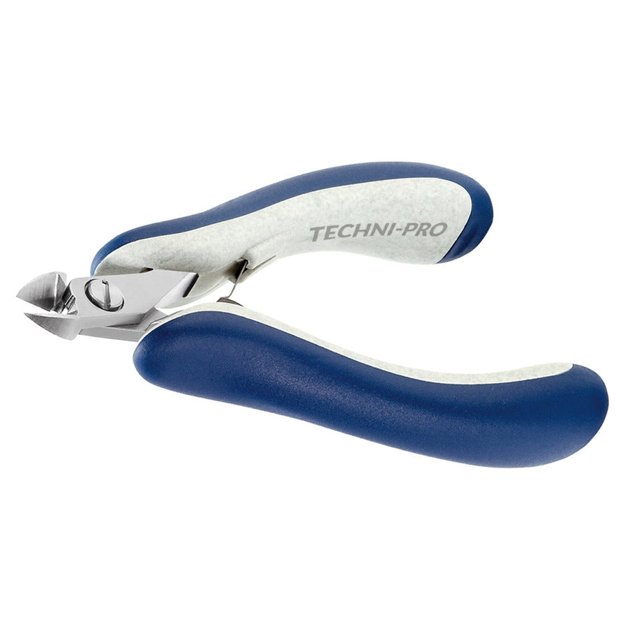 Techni-Pro 758PL5141E Seitenschneider, kleiner ovaler Kopf, bündig, ESD, 4,9" Gesamtlänge, Infinity Elite Ergo-Tec Serie