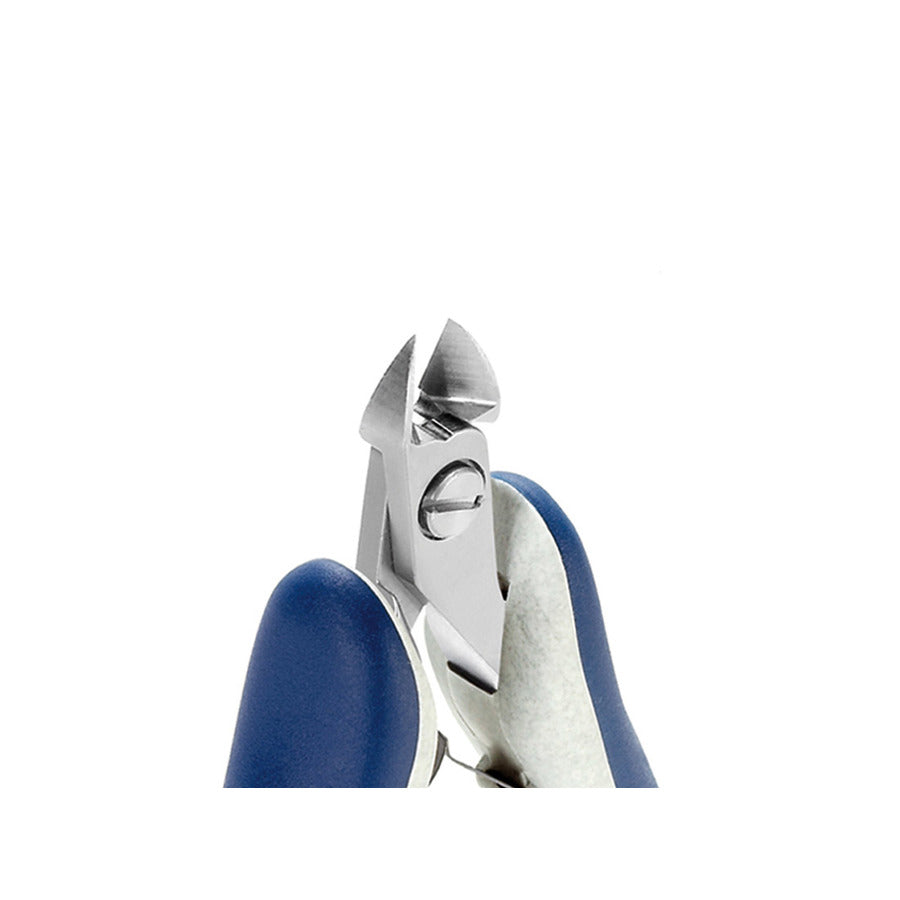 Techni-Pro 758PL5142E Seitenschneider, kleiner ovaler Kopf, bündig, ESD, 4,9" Gesamtlänge, Infinity Elite Ergo-Tec Serie