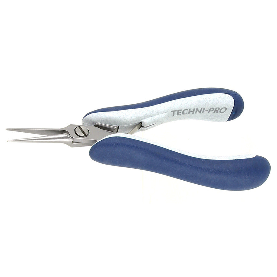 Techni-Pro 758PL6025E Zange, Spitzzange, glatte Backen, ESD, 5.7" Gesamtlänge, ergonomischer Griff, 100Cr6