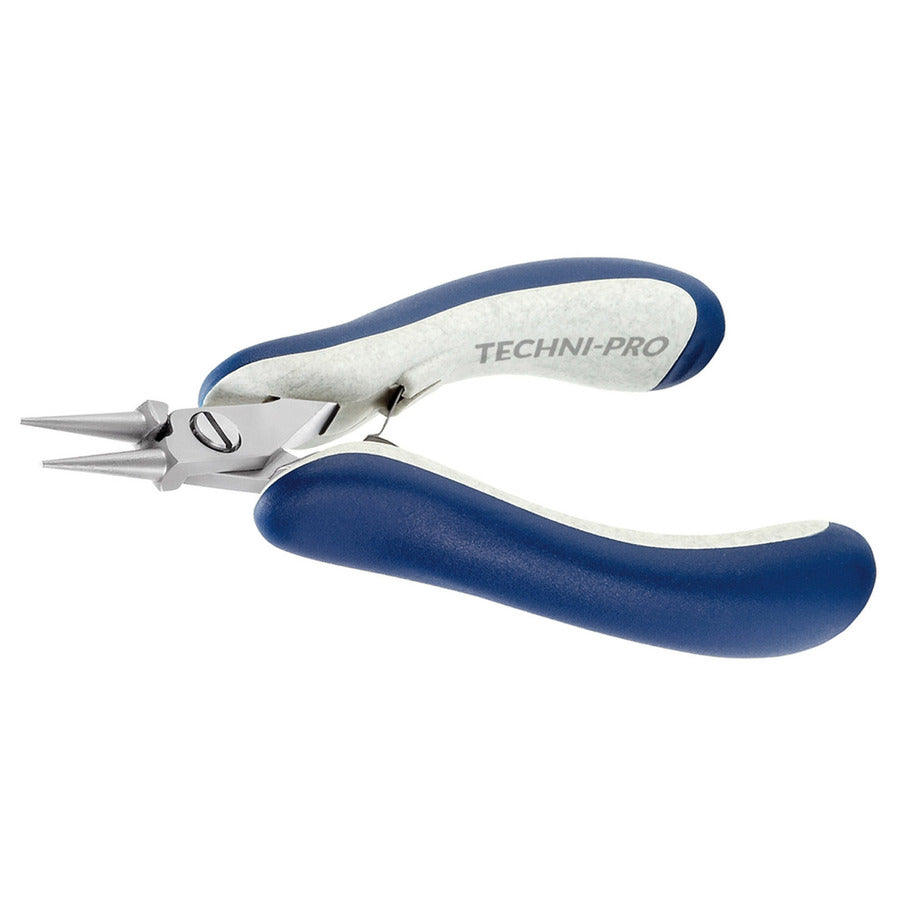 Techni-Pro 758PL6041E Zange, Rundzange, glatte Backen, ESD, 5.5" Gesamtlänge, ergonomischer Griff, 100Cr6
