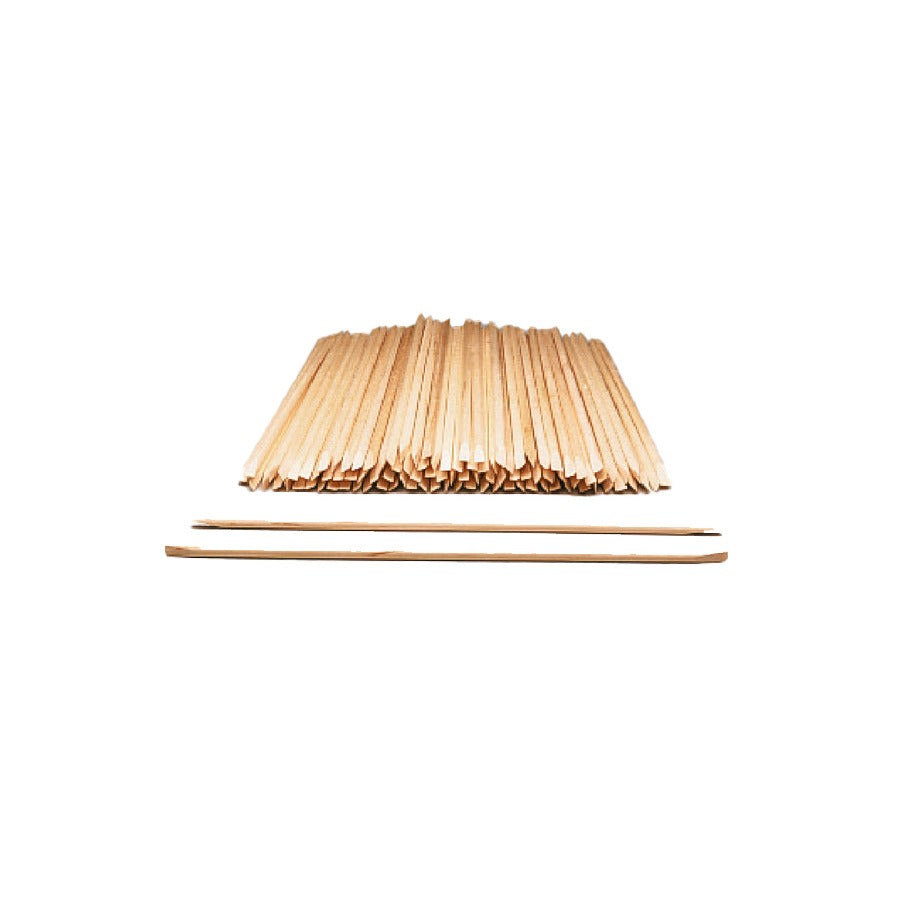 Techni-Pro 758PR002 7" Holz-Nagelhautschieber/-Rosenholzstäbchen mit doppelt abgeschrägten Enden, harzfrei, 100 Stk./Pkg.