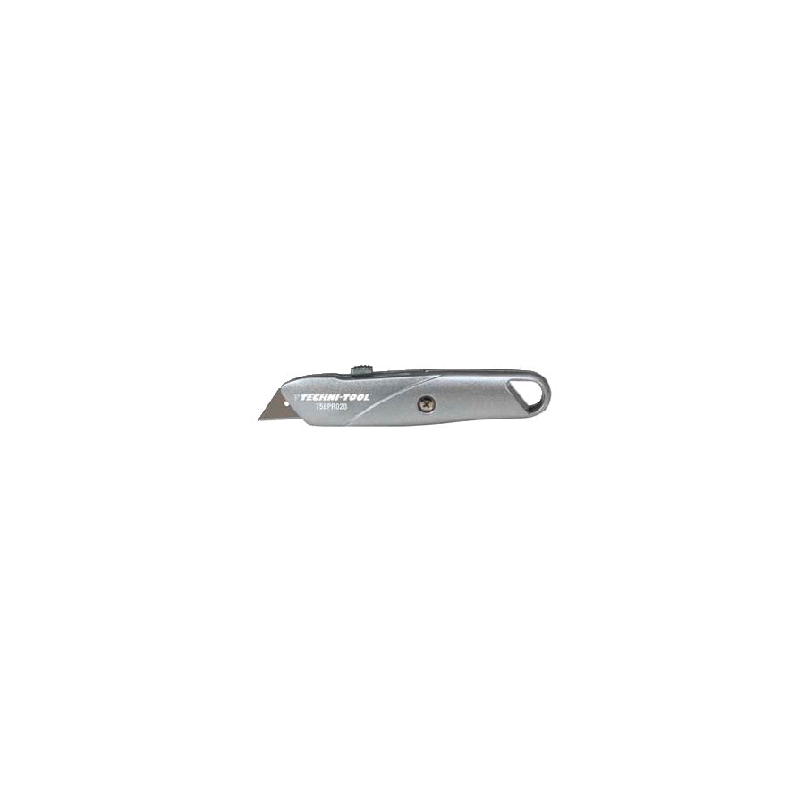 Techni-Pro 758PR020 Universalmesser, einziehbar, Aluminiumgehäuse