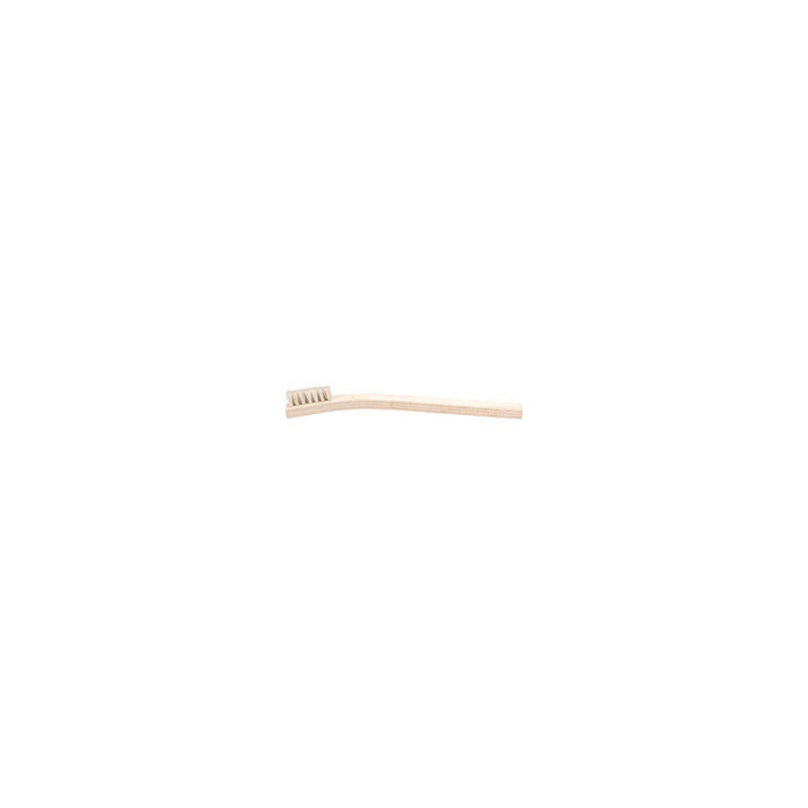 Techni-Pro 758PR300 ESD-Kratzbürste, Rosshaar, Holzgriffe, 19 mm Borsten, 4" x 9" Reihen