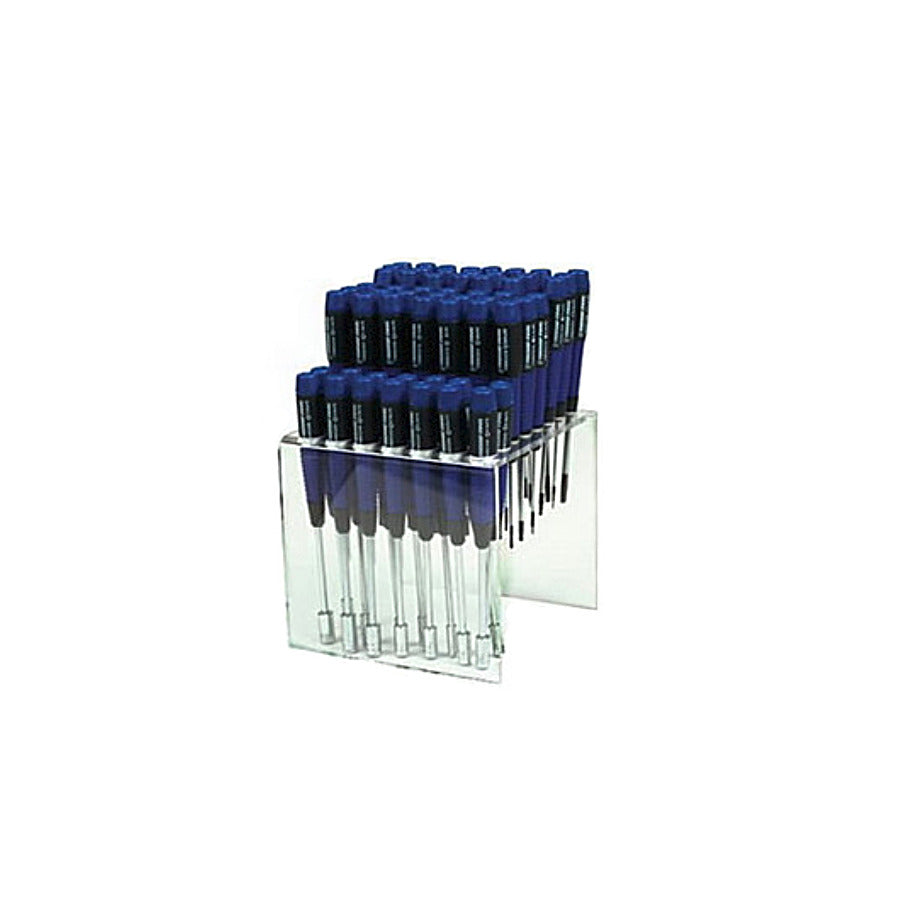 Techni-Pro 758SC259 Schraubendreher-Set, Präzision, durchsichtiger Tischständer