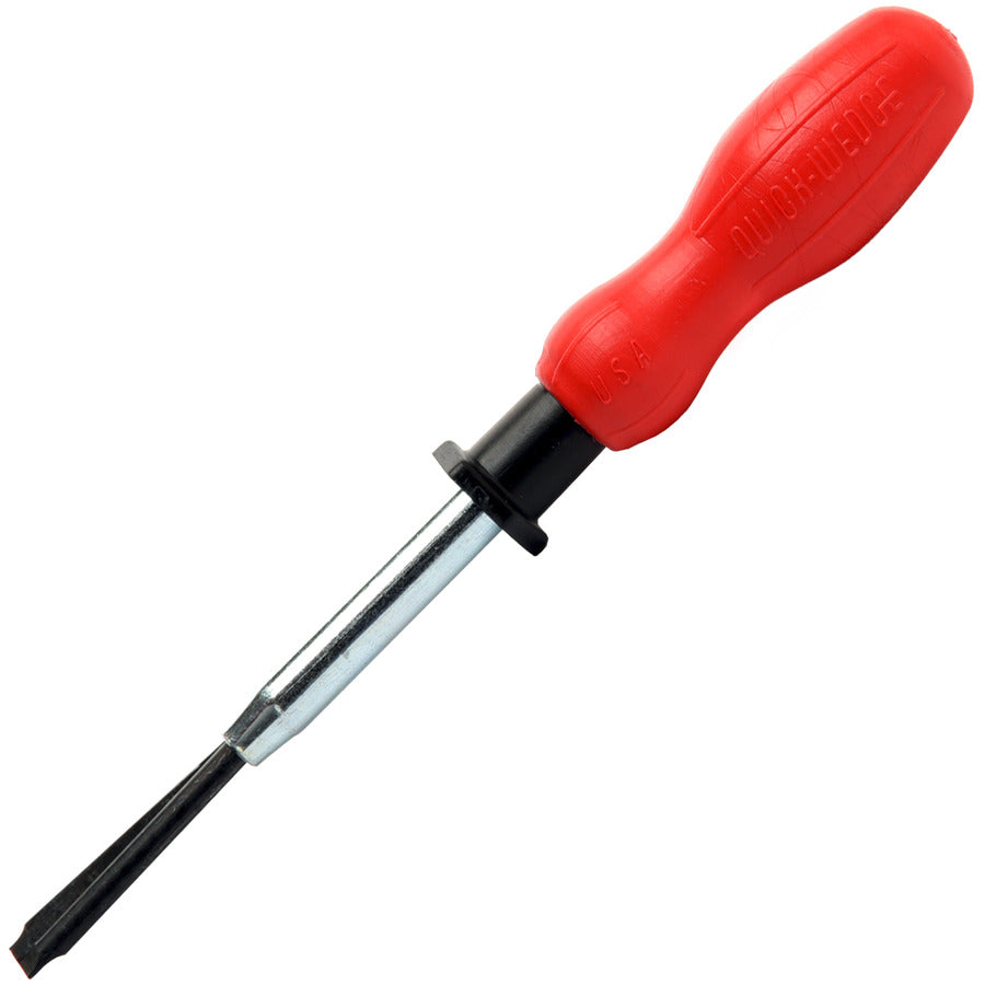 Techni-Pro 758SC301 Schraubendreher, Schraubenhaltend, 1/8" Spitze, 3" Klinge, Klein, Rot